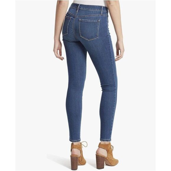 Jessica Simpson Women's High Rise Stretch Skinny Denim Jeans Light Blue, 10 - Picture 5 of 8